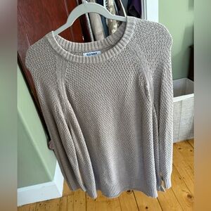 Old Navy Taupe Knit Sweater